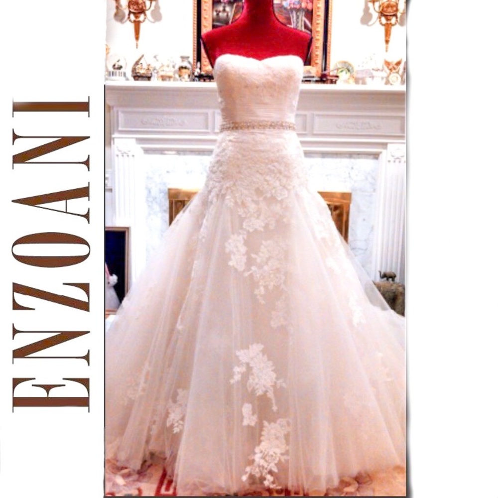 ENZOANI Blue Wedding Dress